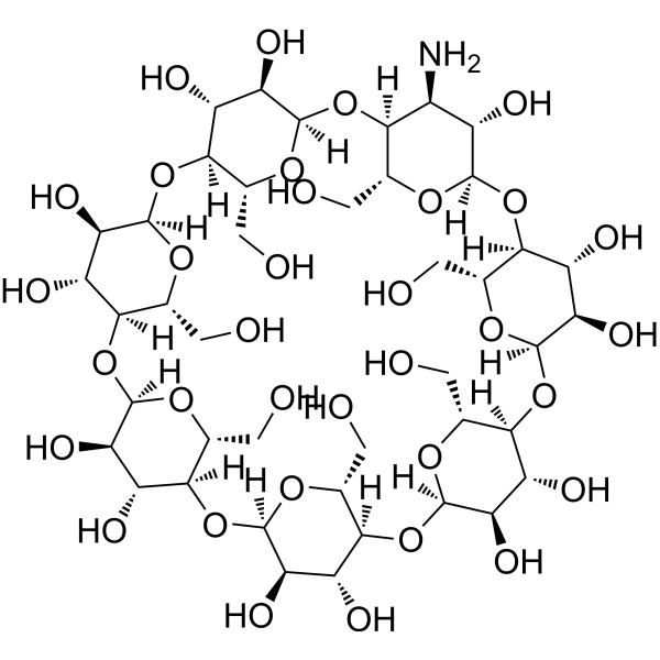 3A-Amino-3A-deoxy-(2AS,3AS)-beta-cyclodextrin (3A-Amino-3A-deoxy-(2AS,3AS)-beta-cyclodextrin) 117194